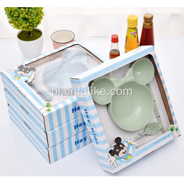 4-częściowy zestaw obiadowy dla niemowląt Myszka Minnie